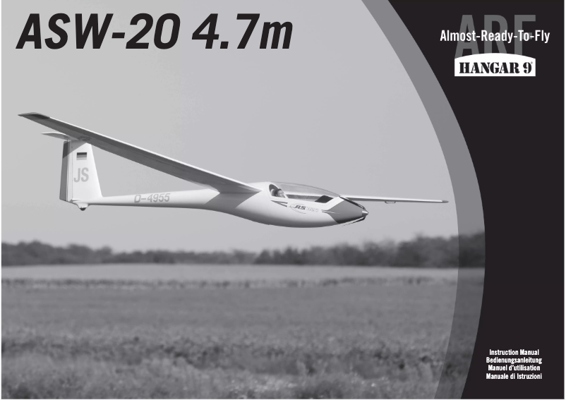 Image de la première page du manuel de l'appareil ASW 20 4.7m ARF (2 boxes)