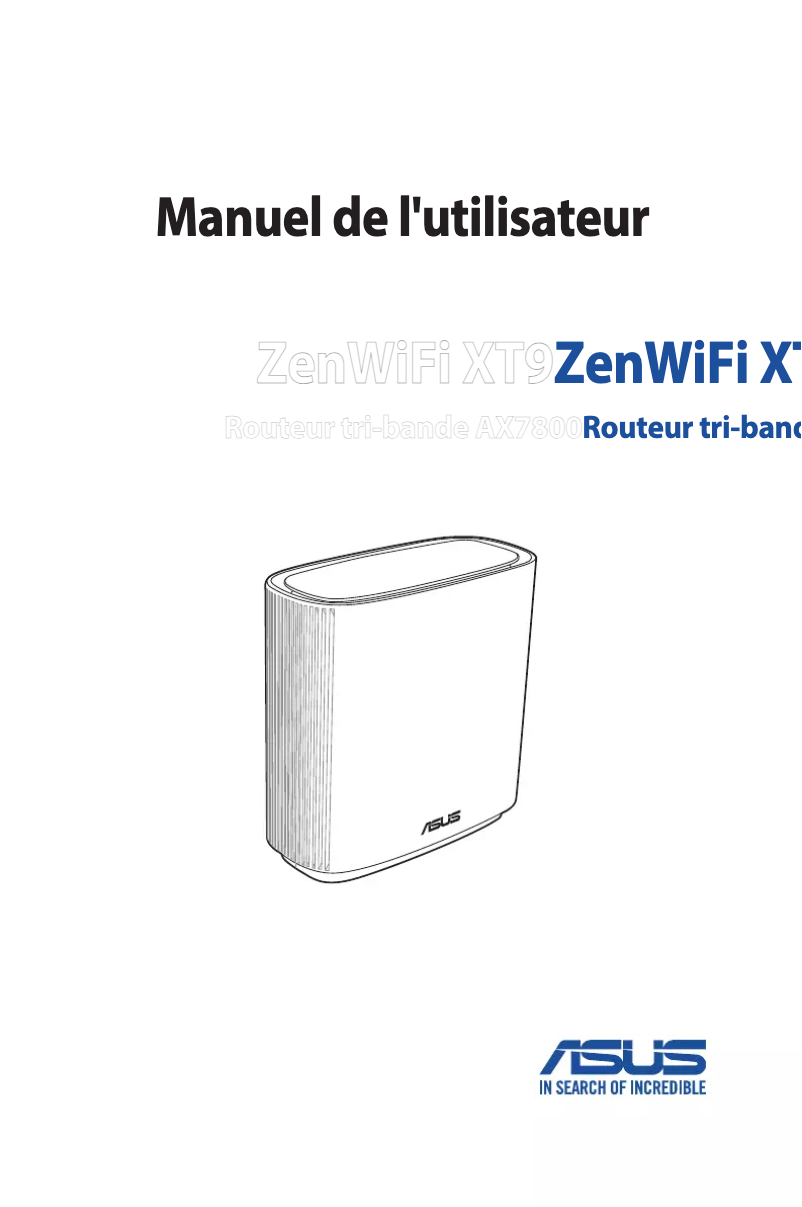 Page n°1 - Manuel utilisateur Asus ZenWiFi XT9