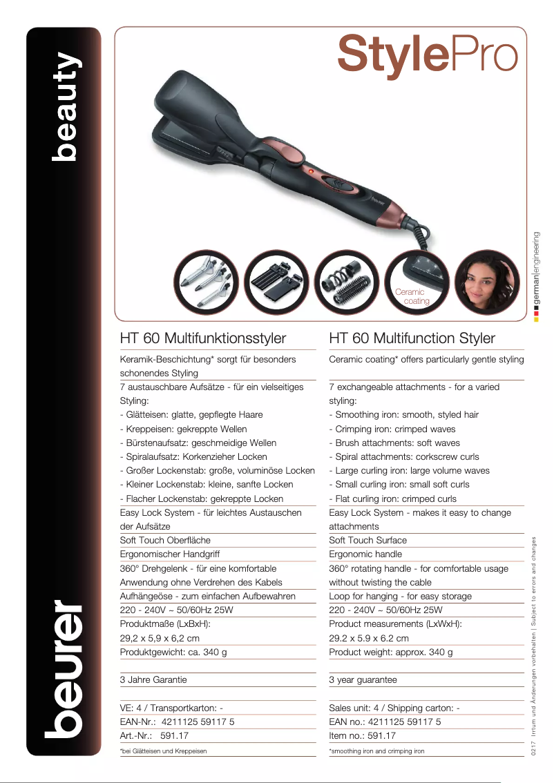 Image de la première page du manuel de l'appareil HT 60