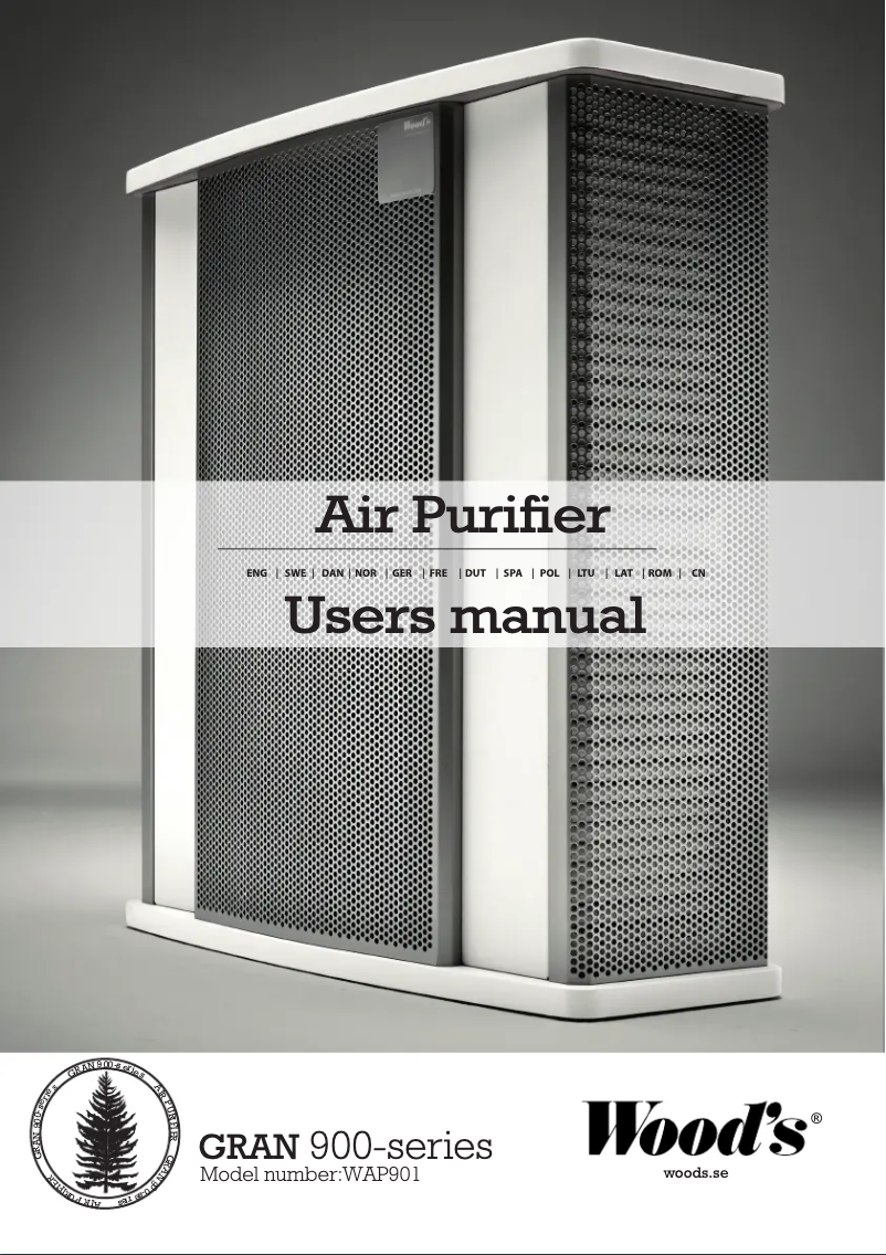 Page n°1 - Manuel utilisateur Wood's WAP901