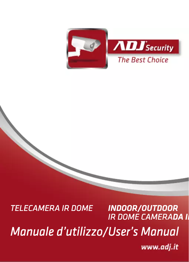 Page 1 de la notice Manuel utilisateur Adj 700-00033