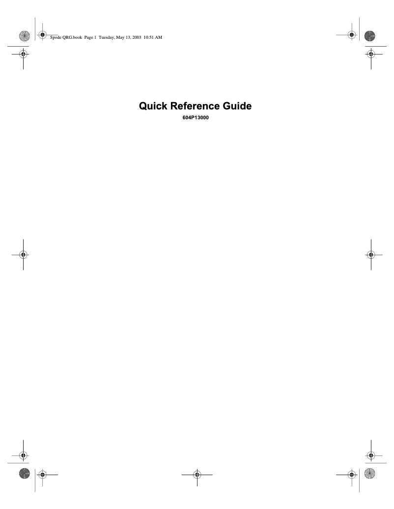 Image de la première page du manuel de l'appareil CopyCentre C40