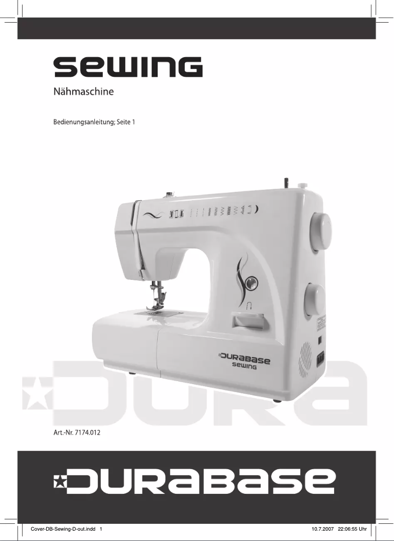 Page n°1 - Manuel utilisateur Durabase 7174.012