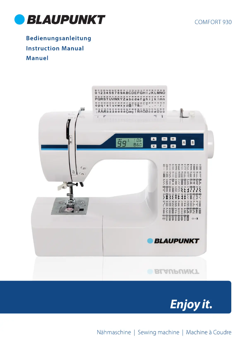 Page n°1 - Manuel utilisateur Blaupunkt Comfort 930