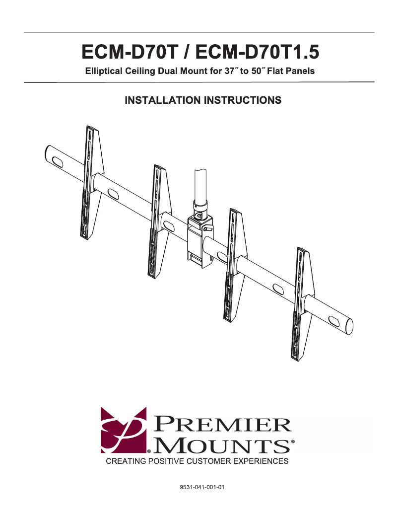 Image de la première page du manuel de l'appareil ECM-D70T