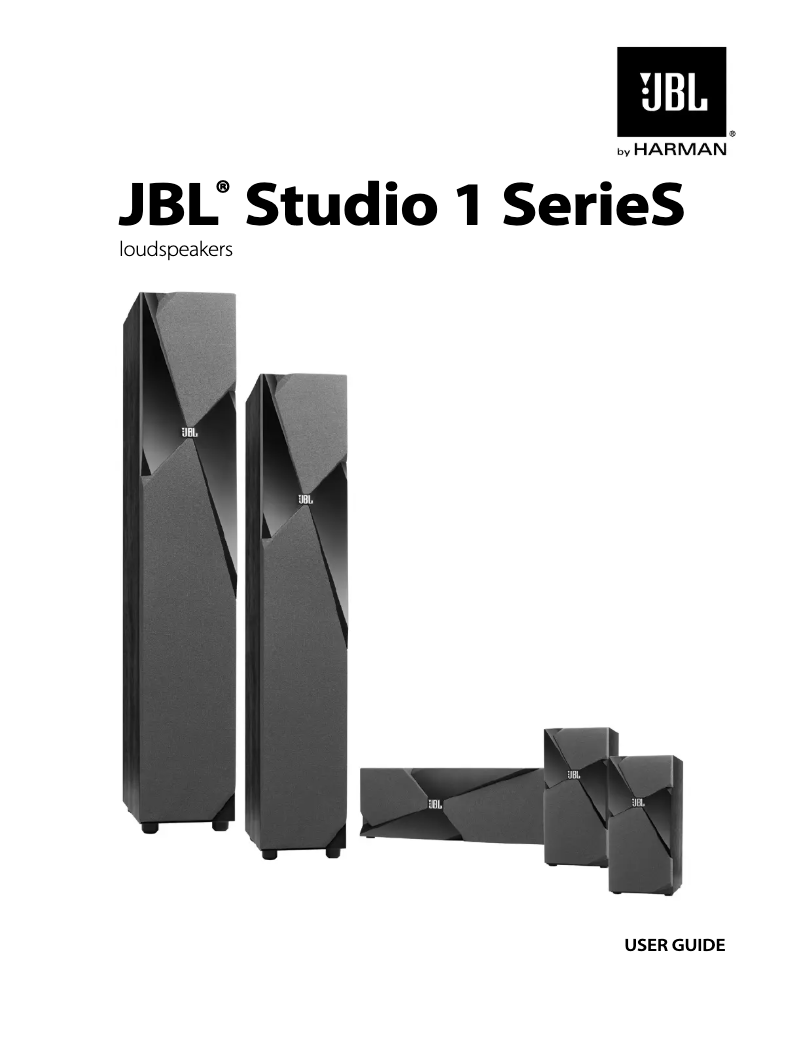 Page n°1 - Manuel utilisateur JBL STUDIO 120CCH