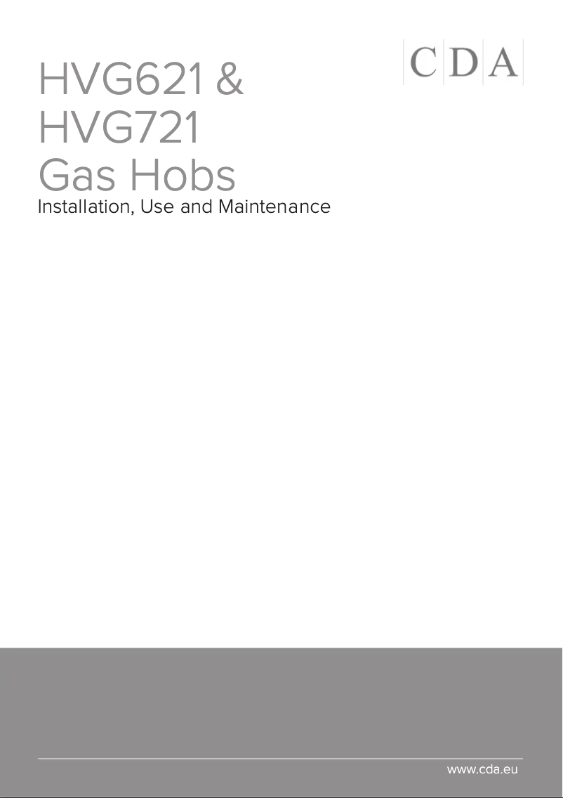 Page 1 de la notice Manuel utilisateur CDA HVG721BL