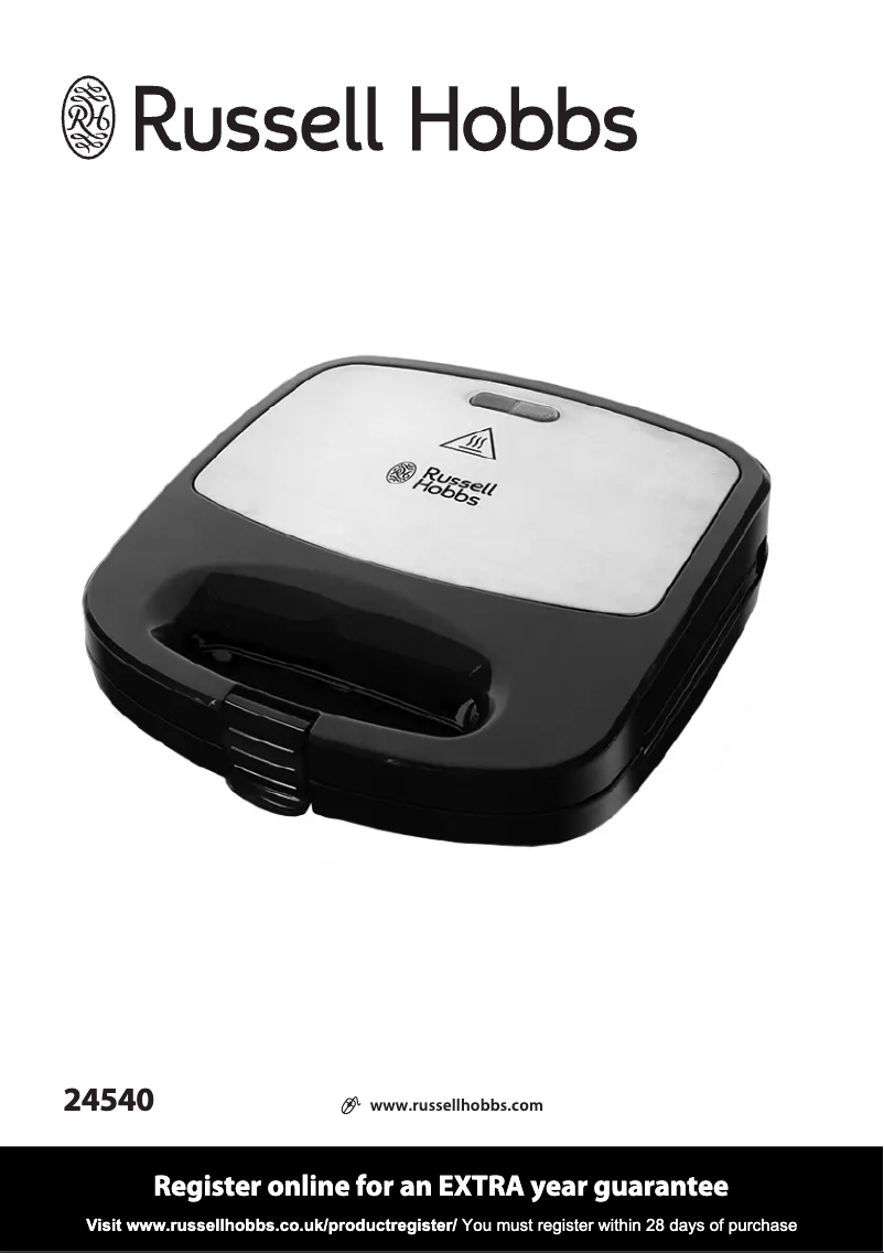 Image de la première page du manuel de l'appareil Fiesta 24540