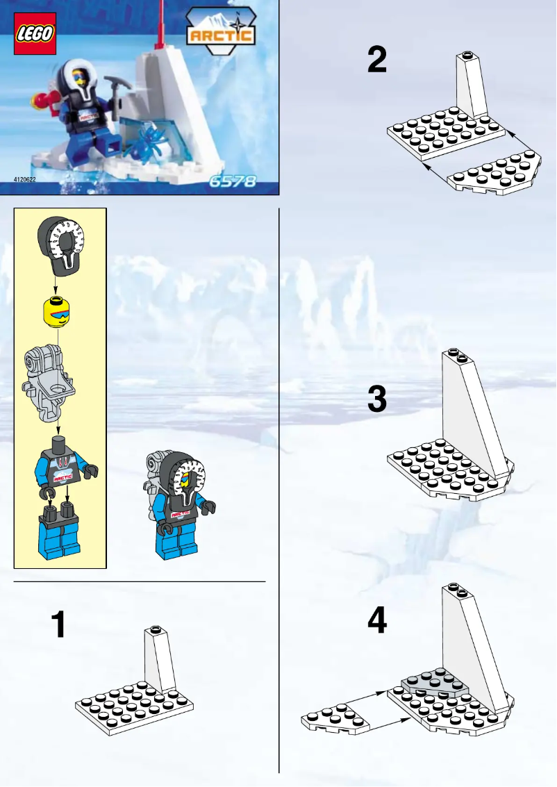 Page 1 de la notice Manuel utilisateur Lego POLAR EXPLORER