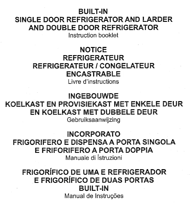 Page n°1 - Manuel utilisateur Continental Edison CERBC204E