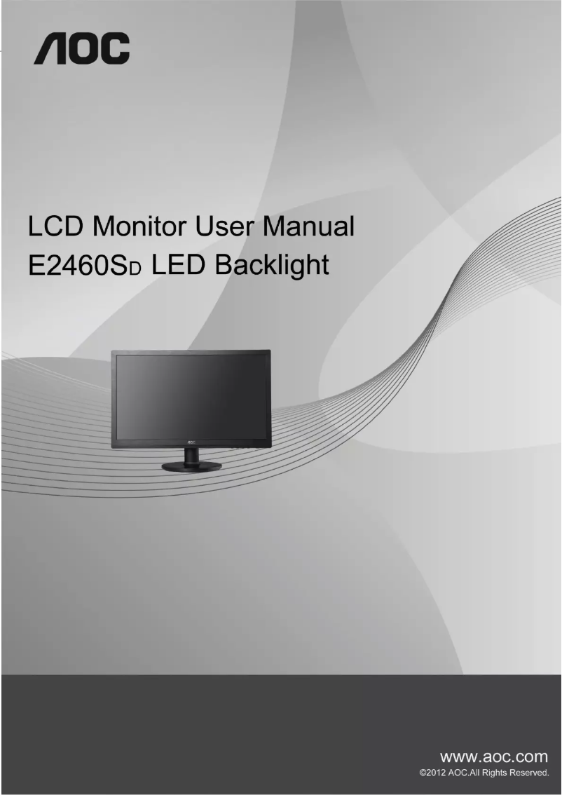 Image de la première page du manuel de l'appareil E2460SD
