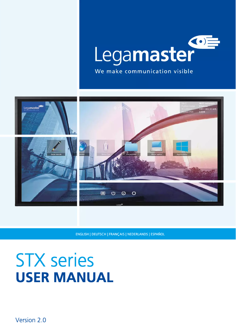 Image de la première page du manuel de l'appareil STX-8650UHD