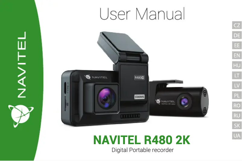 Page n°1 - Manuel utilisateur Navitel R480 2K