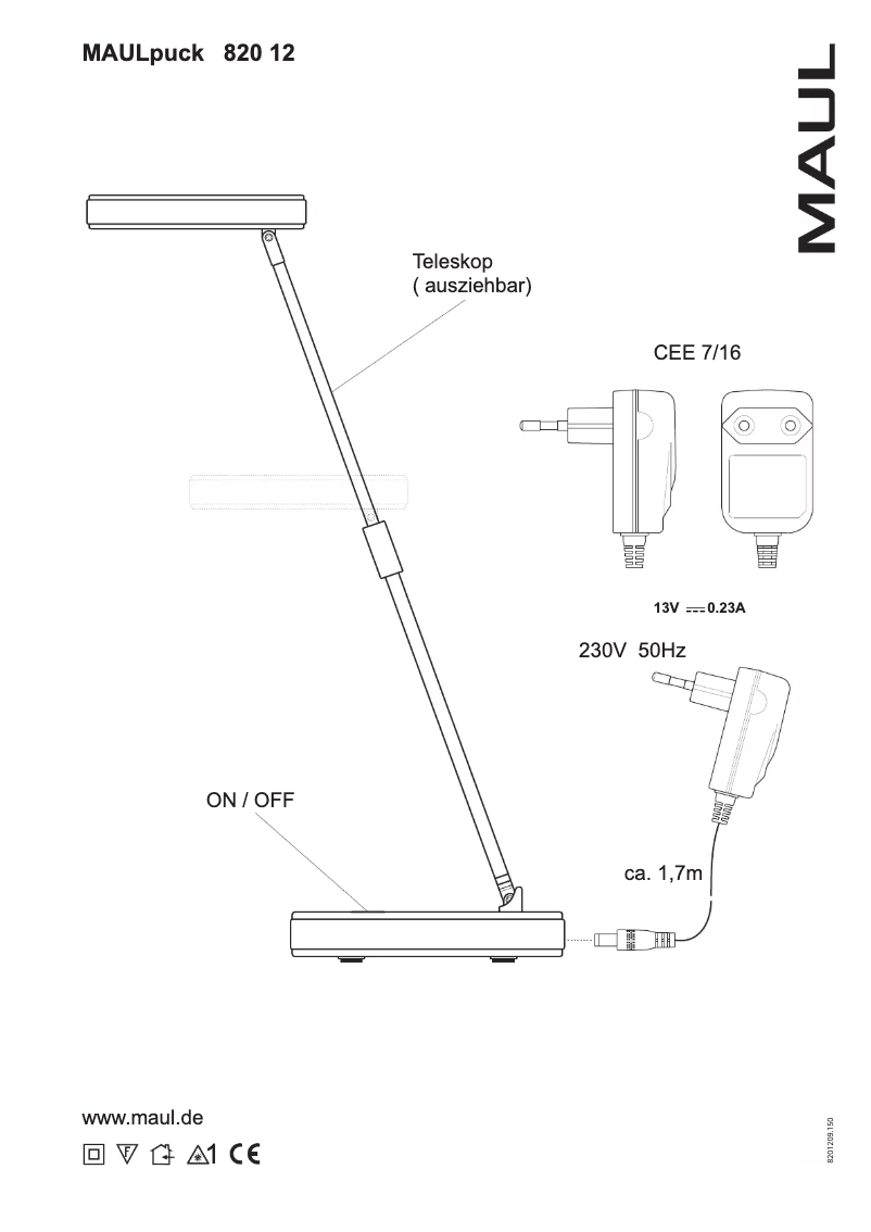 Página 1 del manual Manual de usuario MAUL Puck