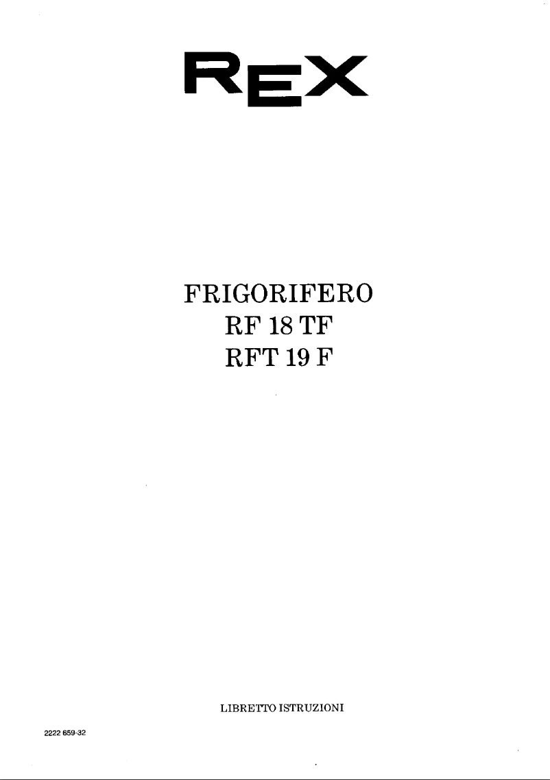 Image de la première page du manuel de l'appareil RFT18