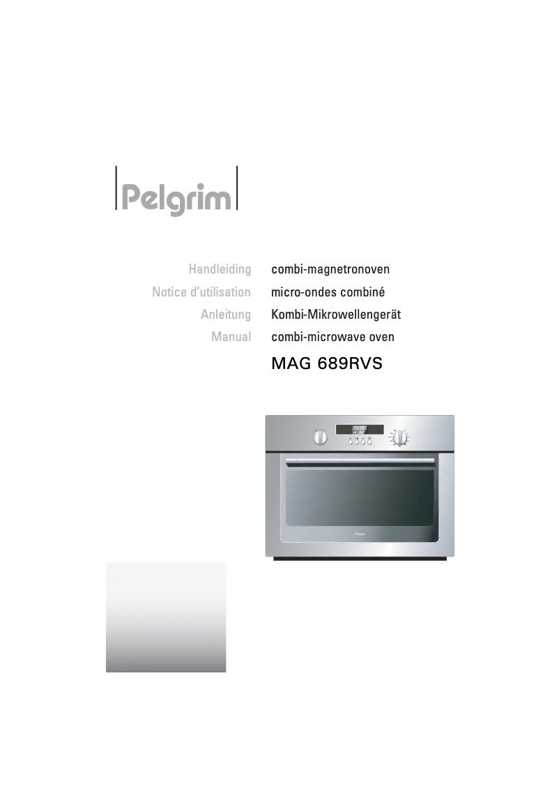 Page 1 de la notice Manuel utilisateur Pelgrim MAG689RVS