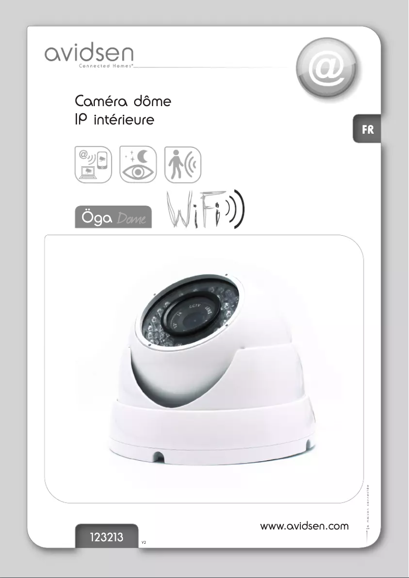Page 1 de la notice Manuel utilisateur Avidsen Öga Dome 123212