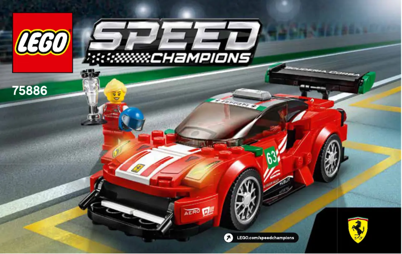 Image de la première page du manuel de l'appareil Speed Champions 75886
