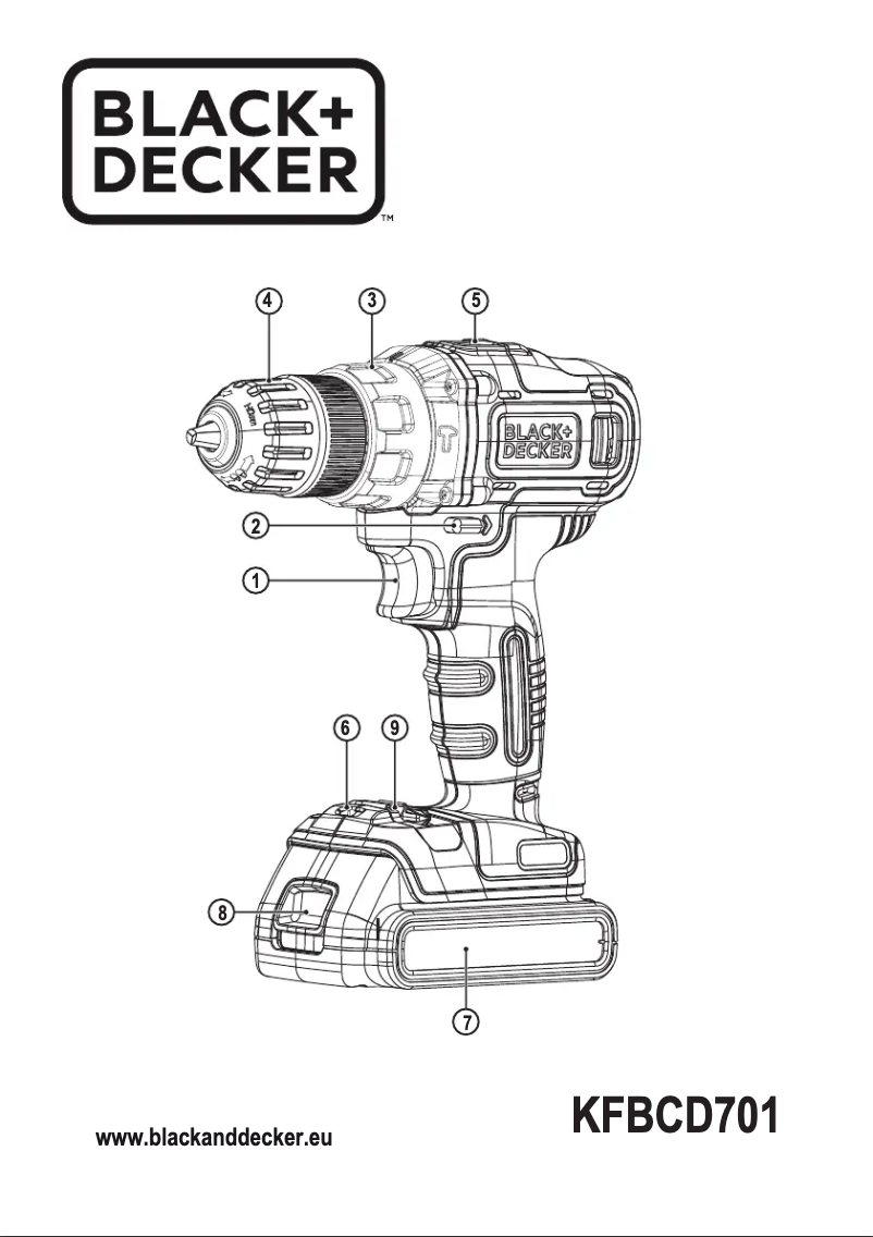 Image de la première page du manuel de l'appareil KFBCD701