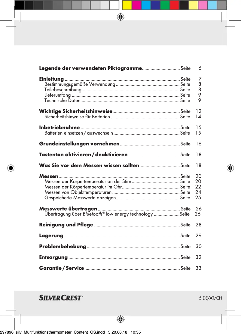 Image de la première page du manuel de l'appareil IAN 297896