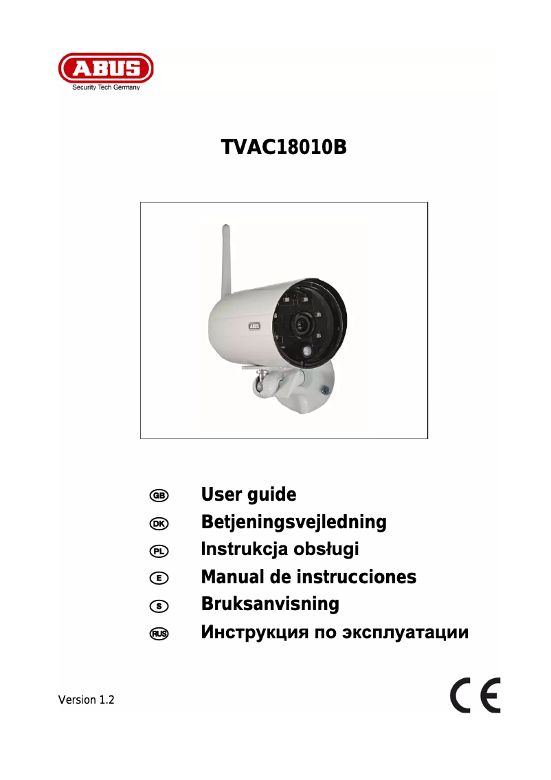 Page n°1 - Manuel utilisateur Abus TVAC18010B