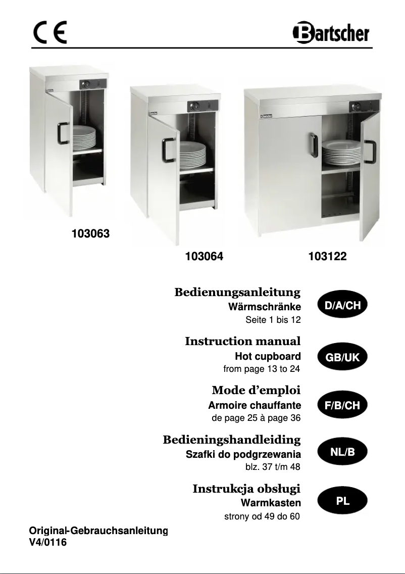 Image de la première page du manuel de l'appareil 103122
