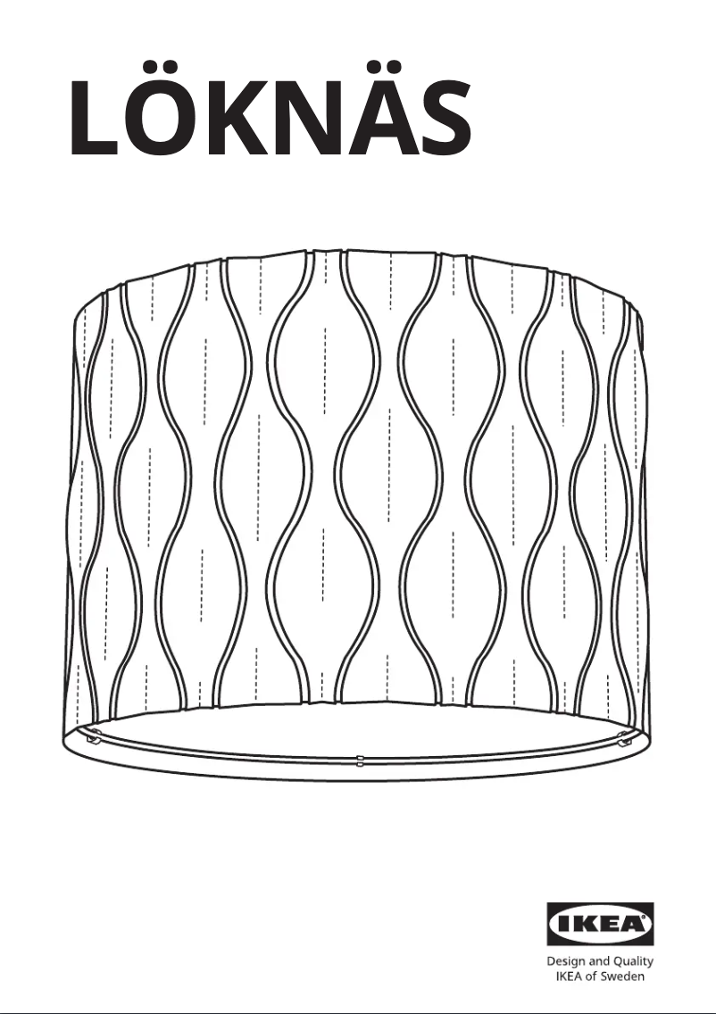 Página 1 del manual Manual de usuario Ikea LÖKNÄS 005.016.53