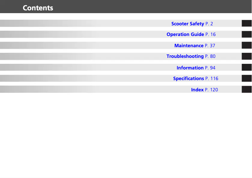 Page 1 de la notice Manuel utilisateur Honda Abs Wing (2012)