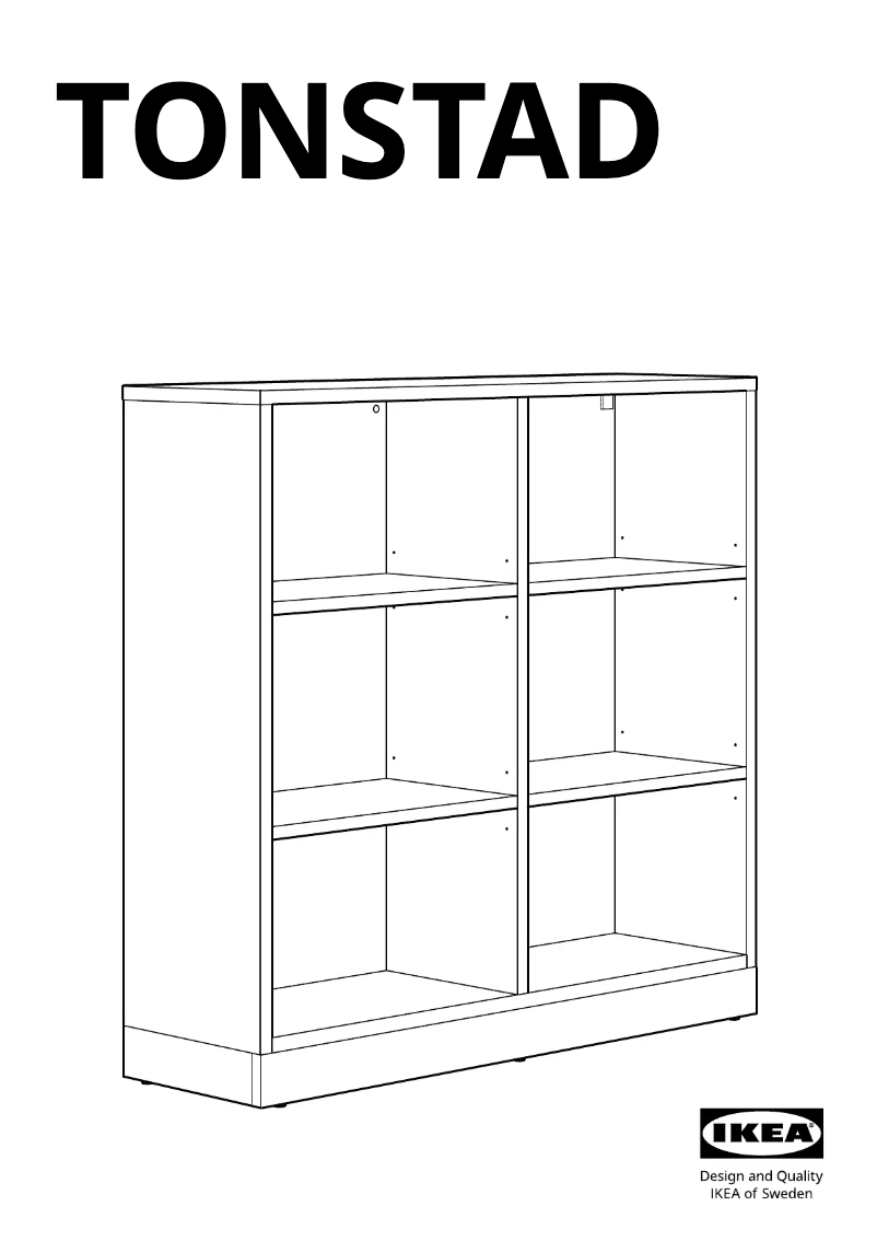 Image de la première page du manuel de l'appareil TONSTAD 505.571.76