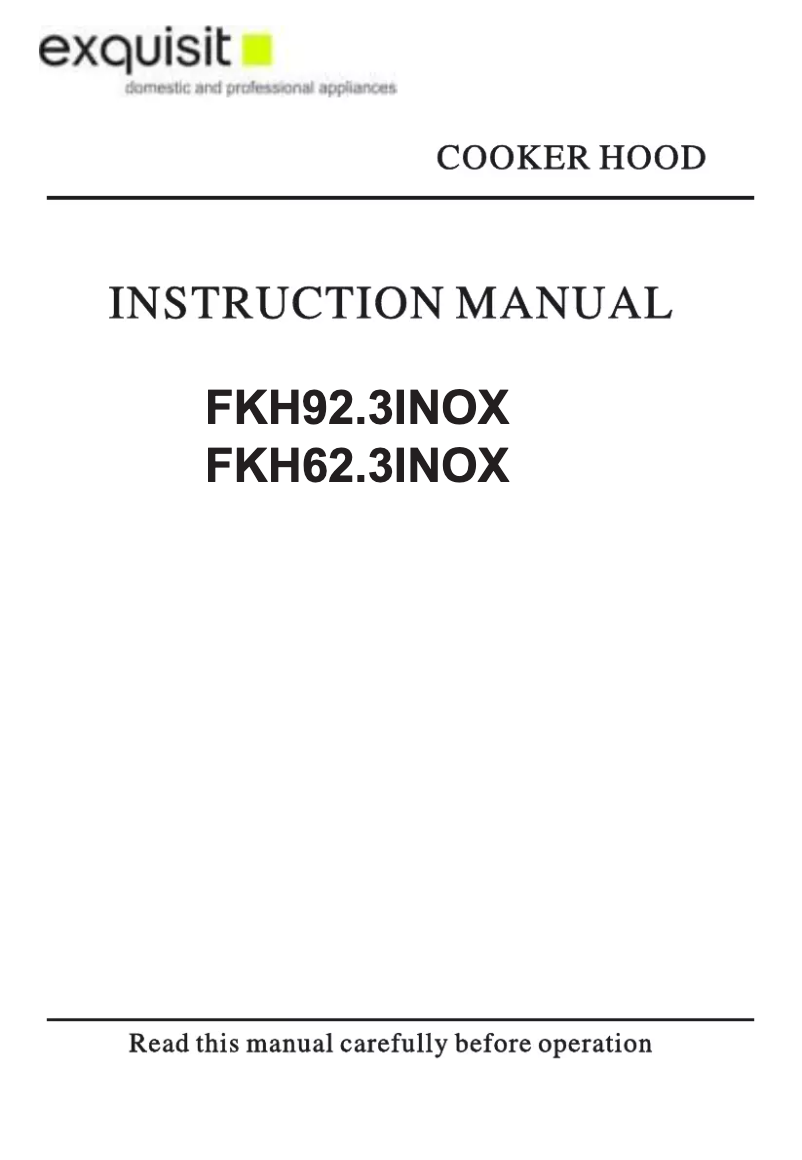 Página 1 del manual Manual de usuario Exquisit FKH92.3INOX