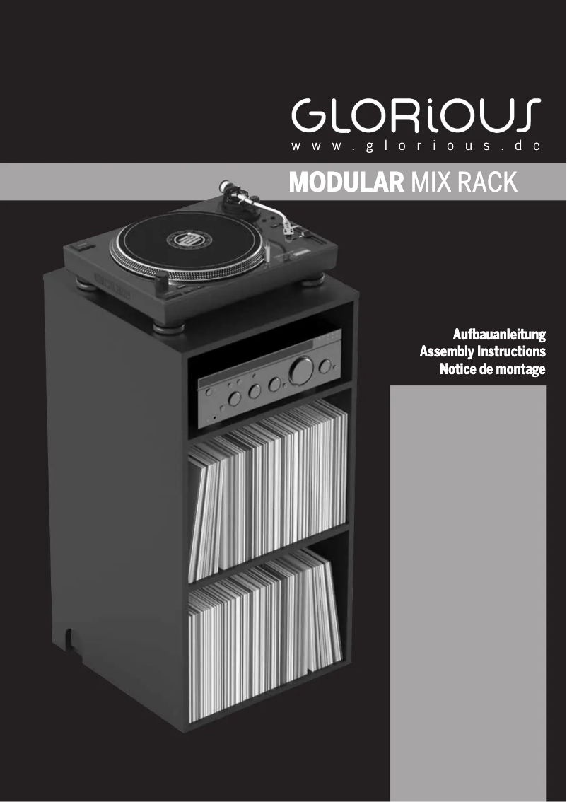 Page n°1 - Manuel utilisateur Glorious Modular Mix Rack