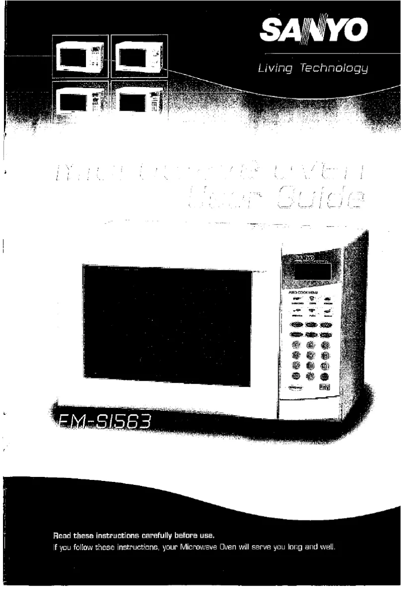 Page n°1 - Manuel utilisateur Sanyo EM-S1563