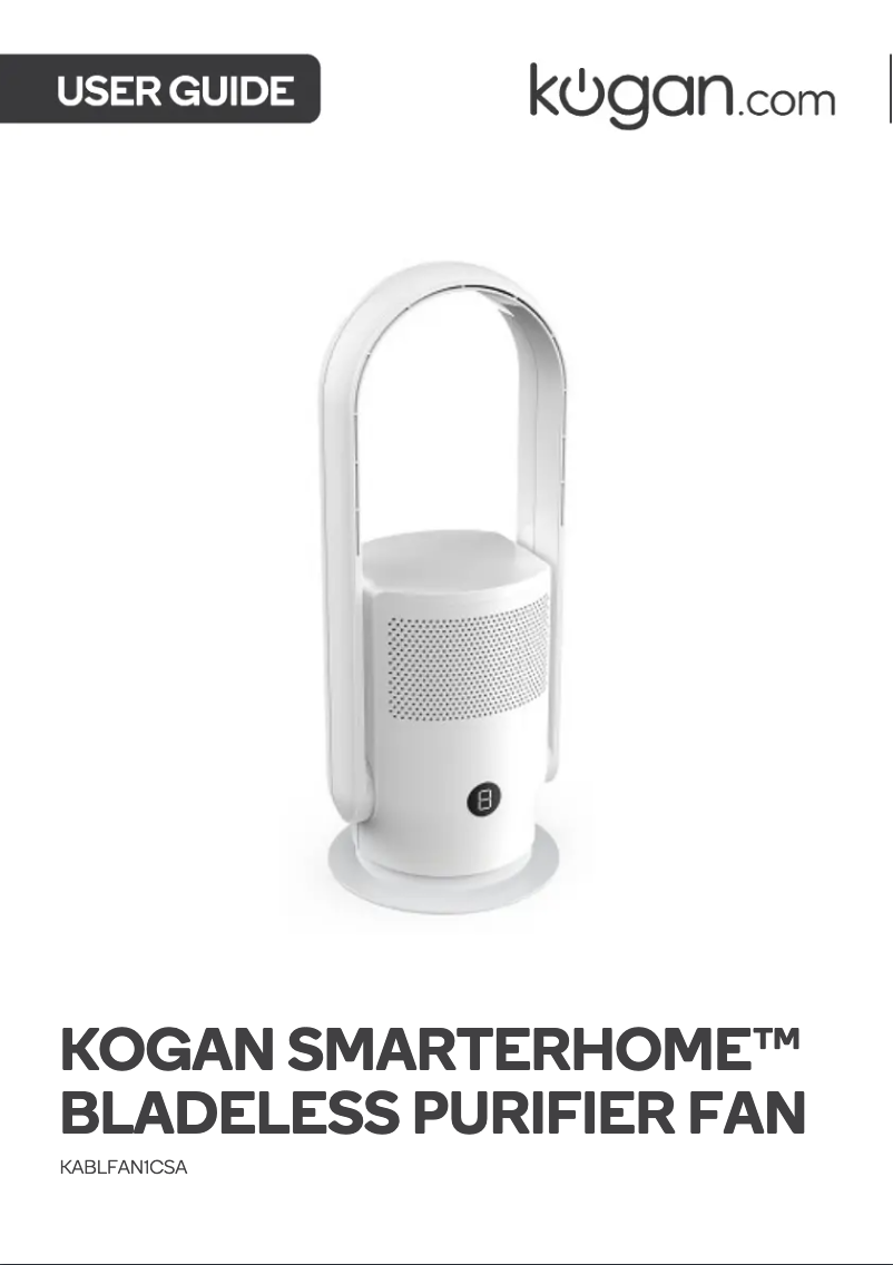 Imagen de la primera página del manual del dispositivo KABLFAN1CSA