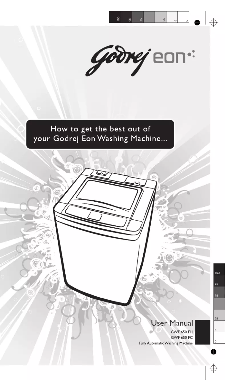 Page 1 de la notice Manuel utilisateur Godrej GWF 650 FH