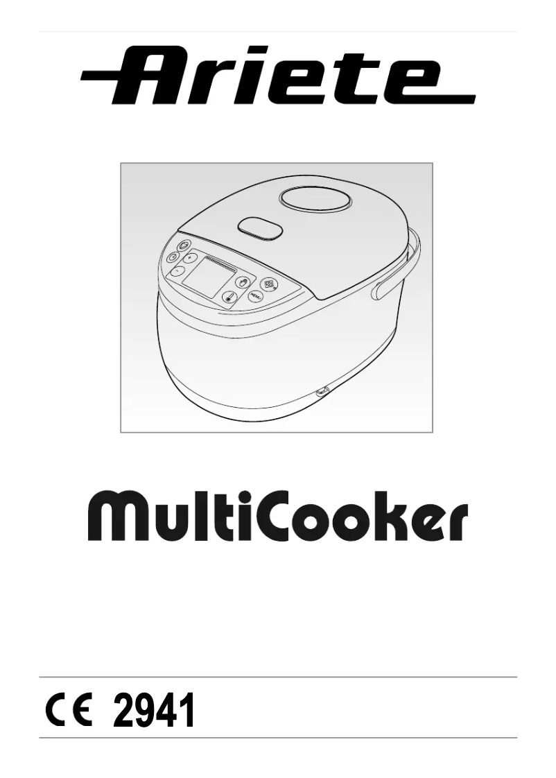 Page 1 de la notice Manuel utilisateur Ariete 2941