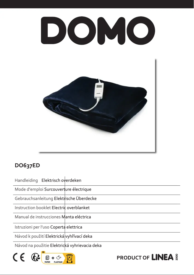 Page n°1 - Manuel utilisateur Domo DO637ED
