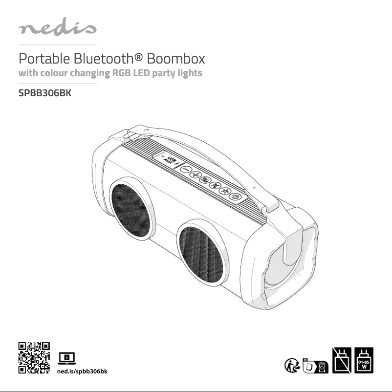 Image de la première page du manuel de l'appareil SPBB306BK