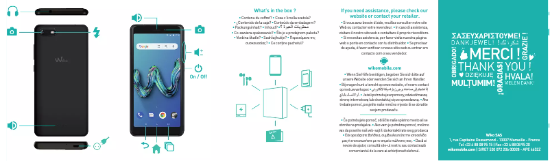 Page n°1 - Manuel utilisateur Wiko Tommy 3