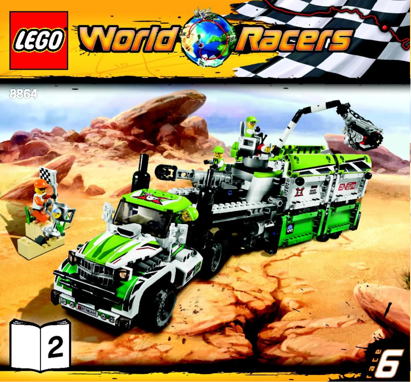 Page 1 de la notice Manuel utilisateur Lego Desert of Destruction