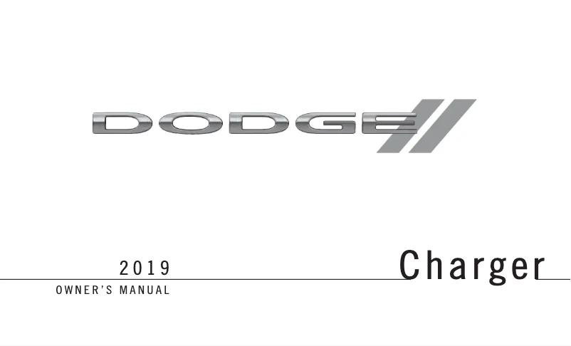 Image de la première page du manuel de l'appareil Charger (2019)