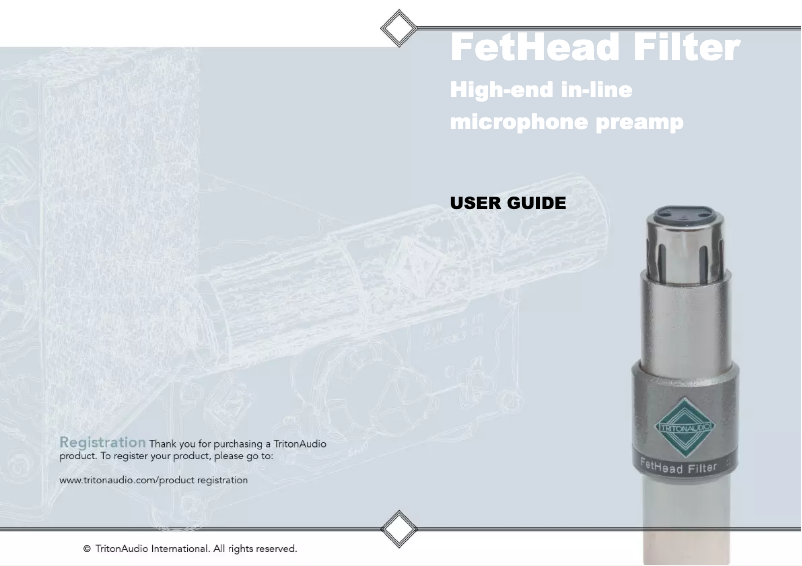 Page n°1 - Manuel utilisateur Triton FetHead Filter
