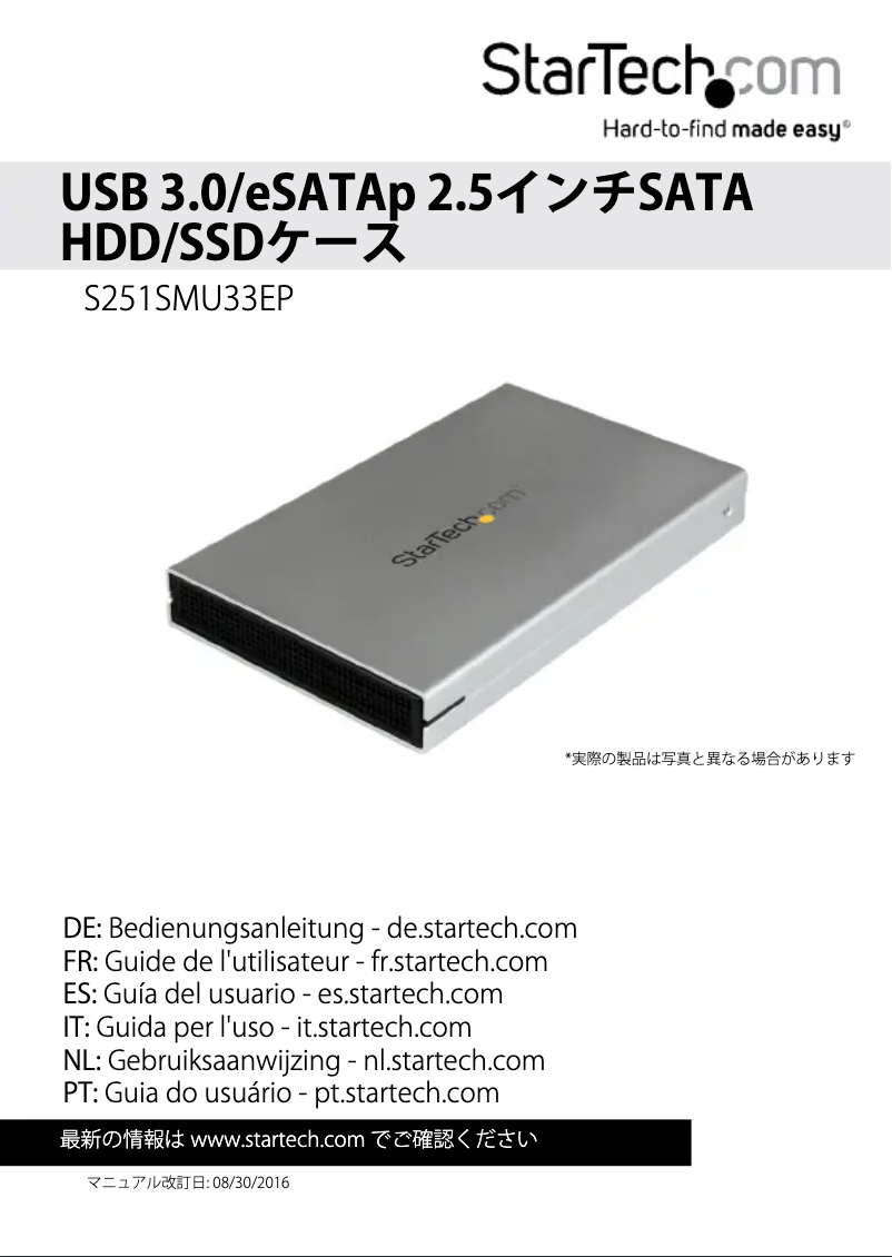 Image de la première page du manuel de l'appareil S251SMU33EP