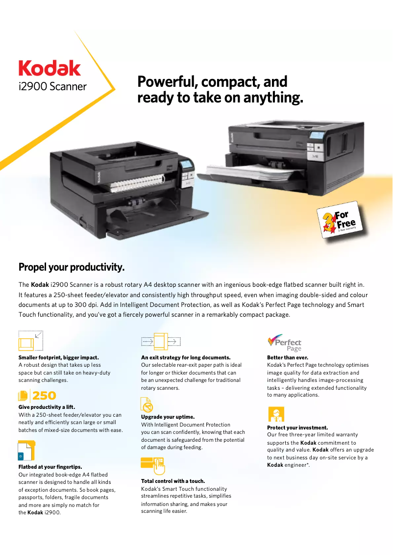 Image de la première page du manuel de l'appareil i2900