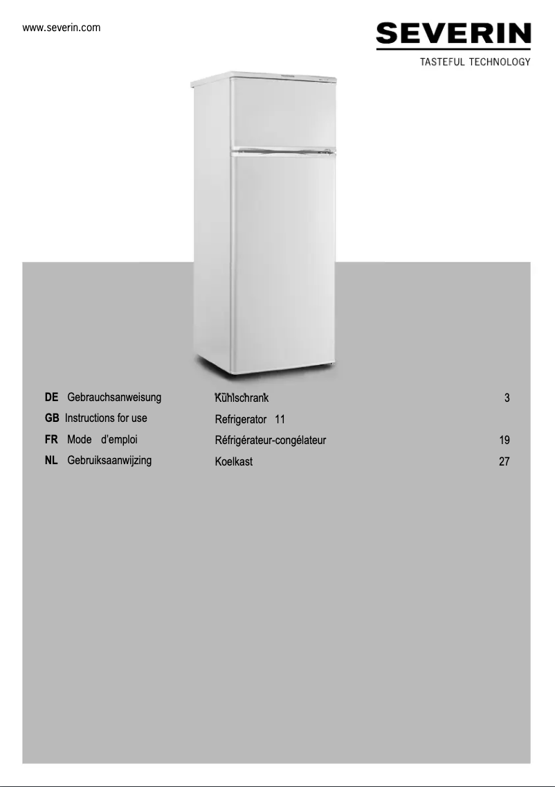 Image de la première page du manuel de l'appareil KS9767