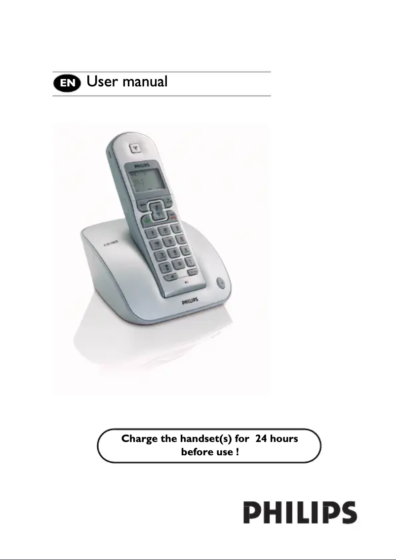 Página 1 del manual Manual de instrucciones Philips CD1303S