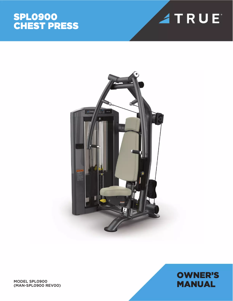 Page 1 de la notice Manuel utilisateur True SPL0900