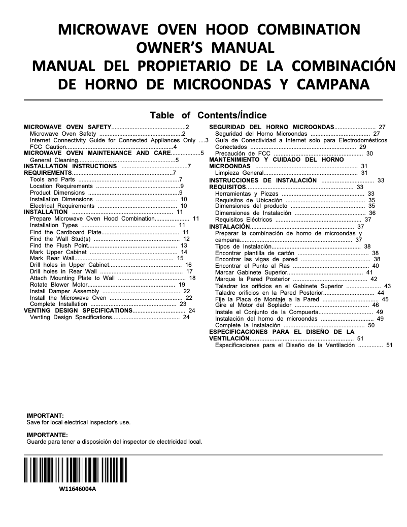 Image de la première page du manuel de l'appareil JMHF730RBL