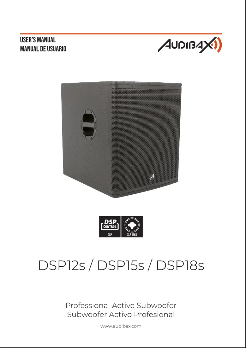 Page n°1 - Manuel utilisateur Audibax DSP18S G2