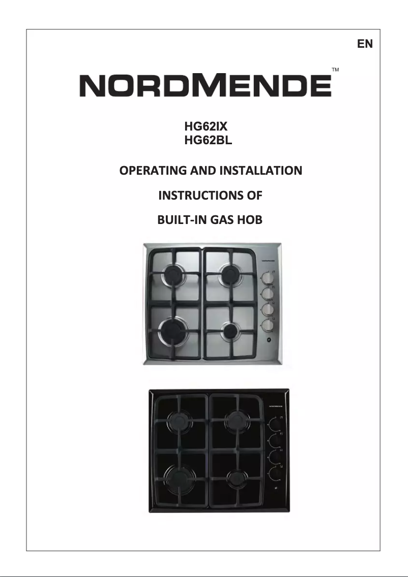 Page n°1 - Manuel utilisateur Nordmende HG62IX
