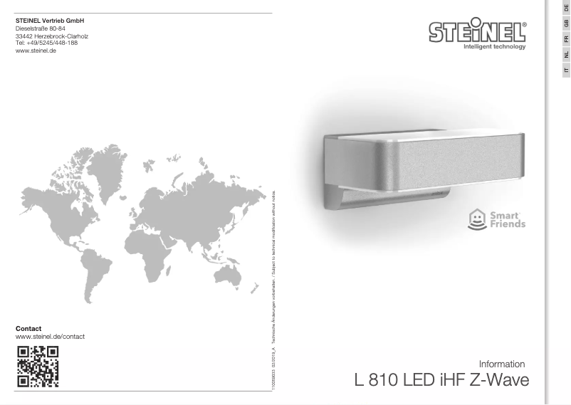 Page n°1 - Manuel utilisateur Steinel L 810 LED iHF Z